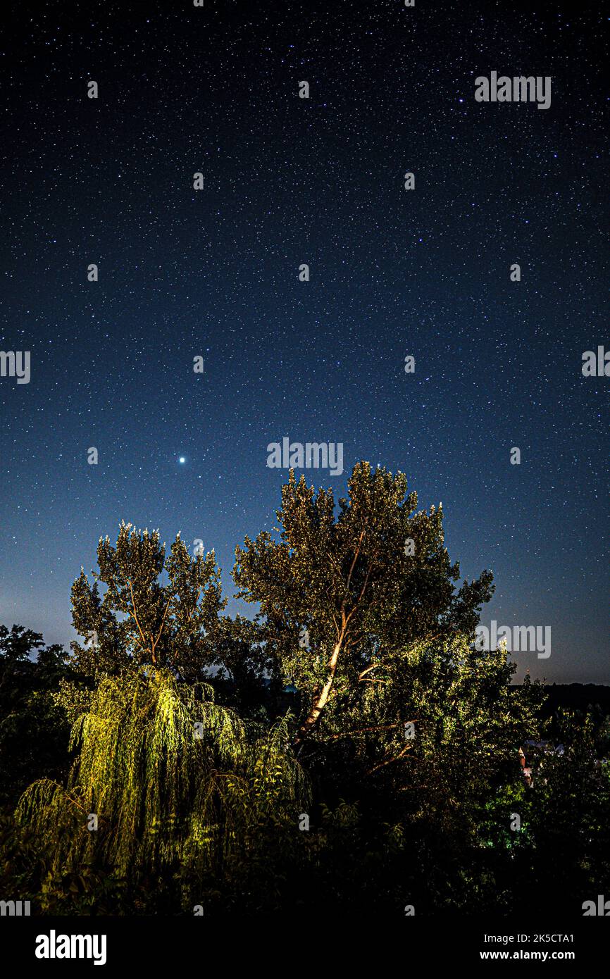 Starry night sky luminous hi-res stock photography and images - Alamy