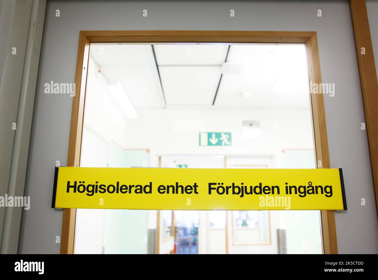 The high isolation unit (In swedish Högisoleringsenheten), at the