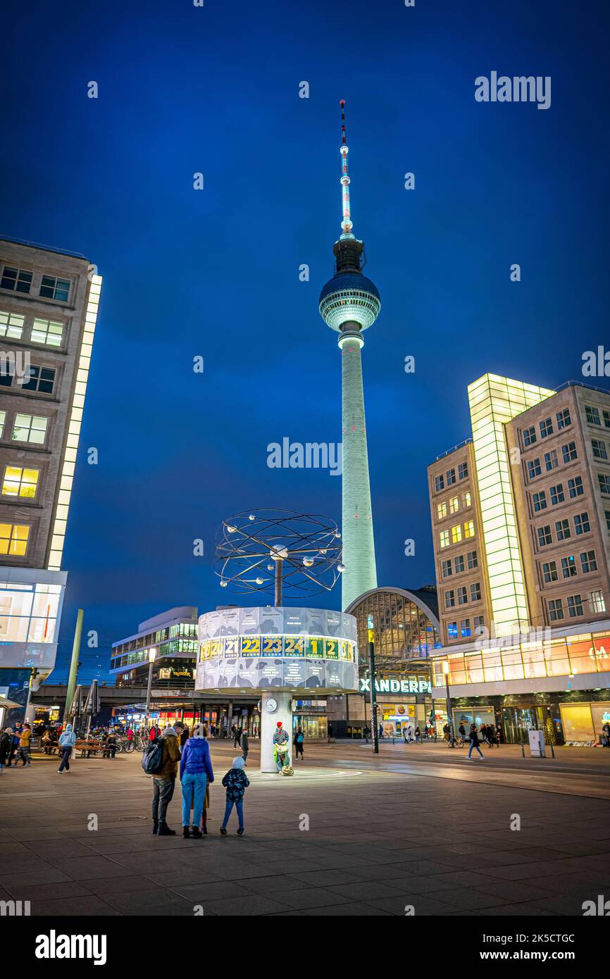 Alexander Square Berlin Stock Photo