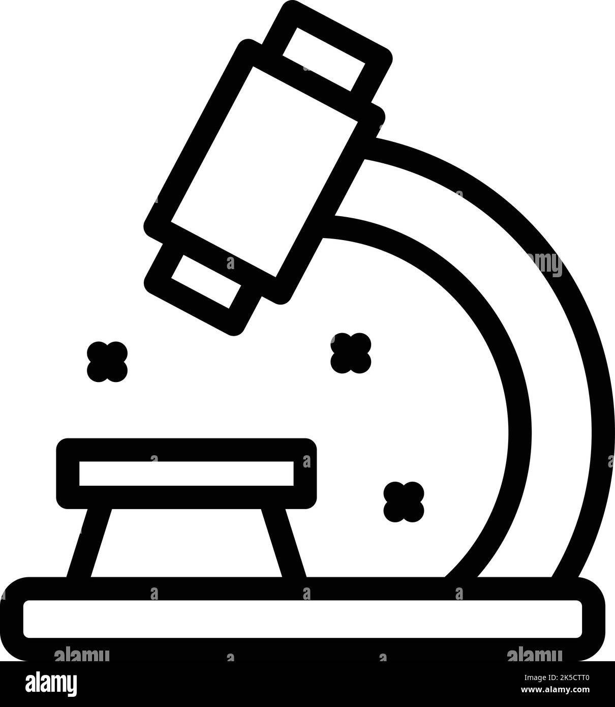 Dermatologist microscope icon outline vector. Skin health. Face dry(01)