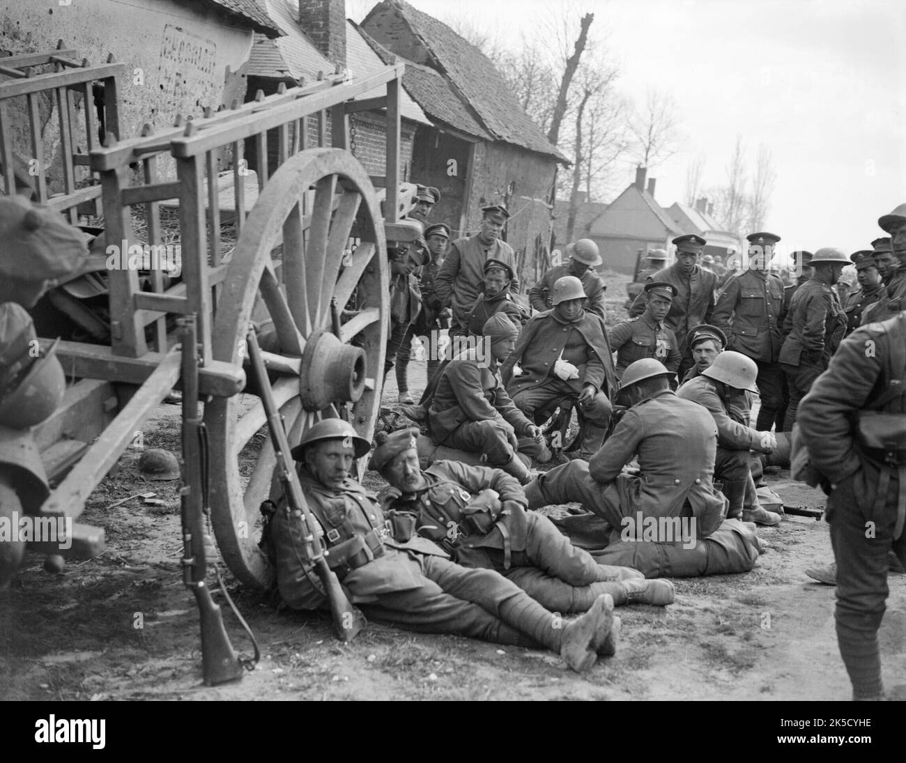 The German Spring Offensive, March-july 1918 Stock Photo - Alamy