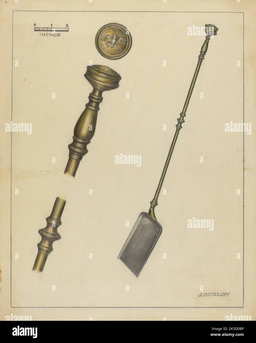 Fireplace Equipment, 1935/1942 Stock Photo Alamy