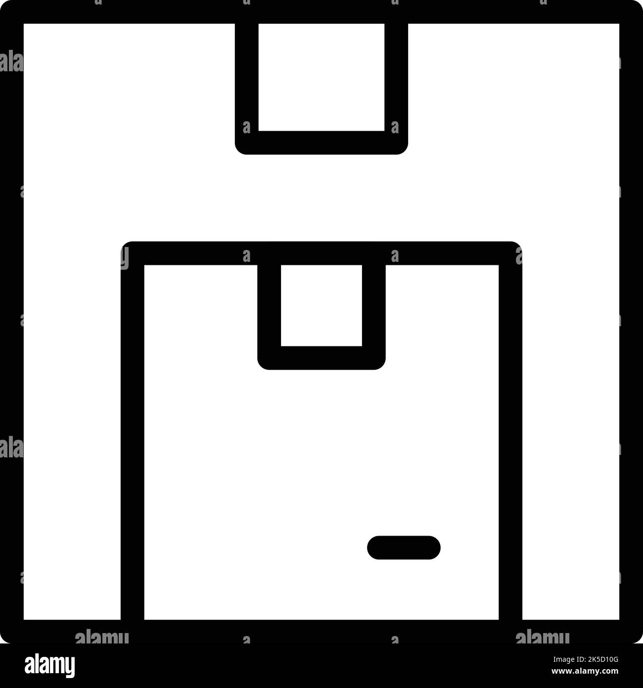 Fast service parcel icon outline vector. Delivery trailer. Car ship