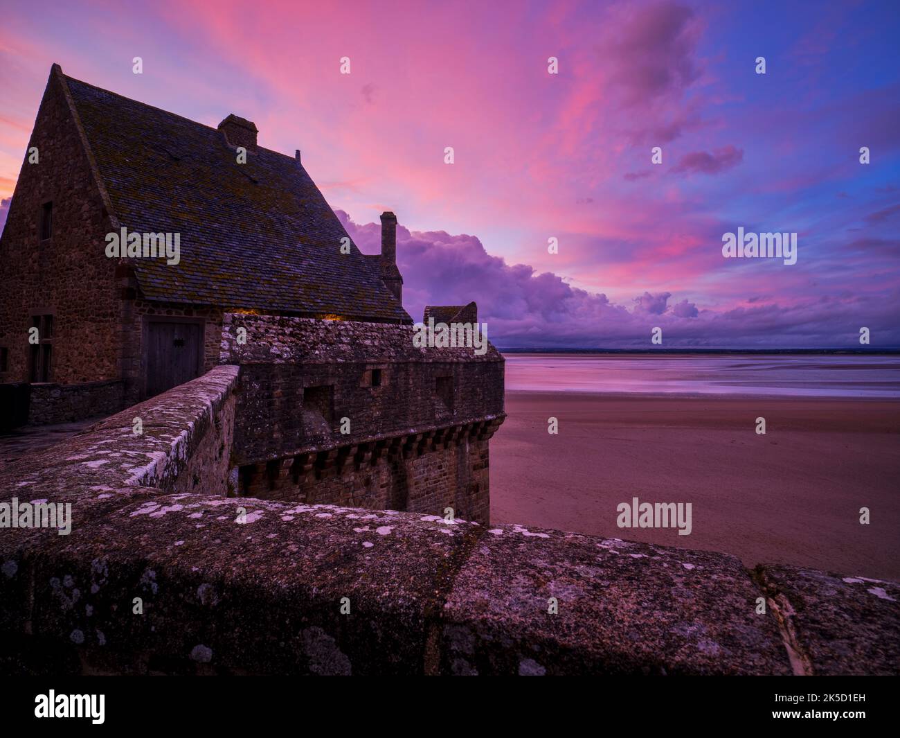 Impressions at Mont Saint-Michel, Normandy, France Stock Photo