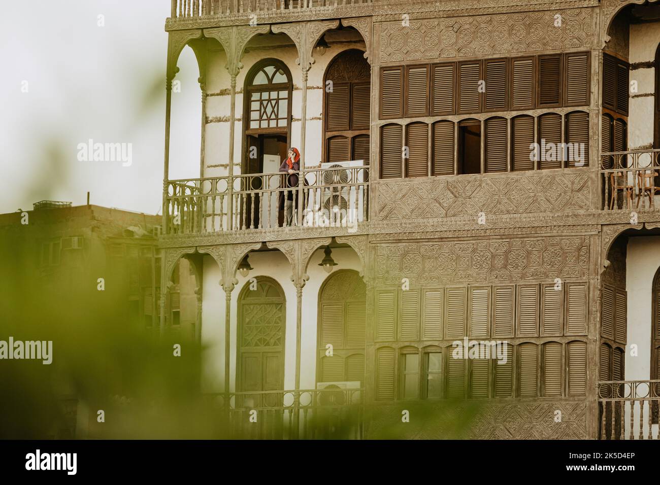 Saudi Arabia, Mecca Province, Jeddah/Jeddah, residential house, detail