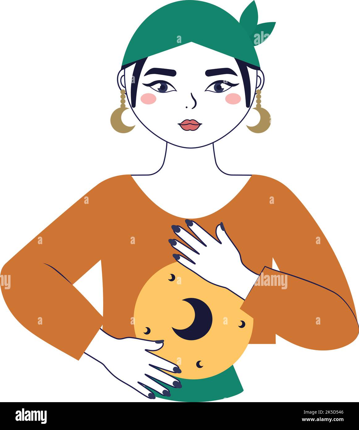 fortune teller lady Stock Vector Image & Art - Alamy