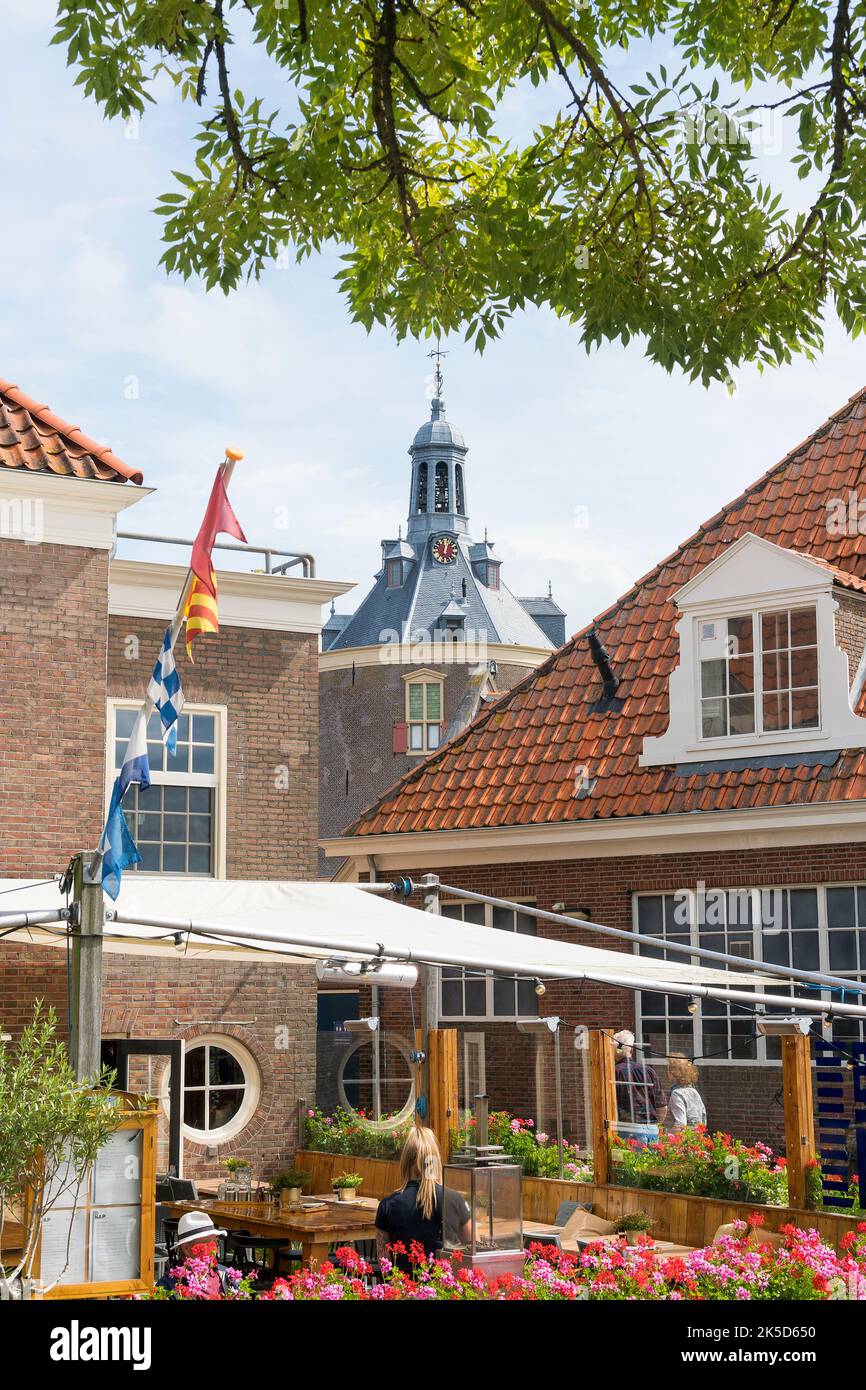 Netherlands, Enkhuizen, old town, view to dromedaris Stock Photo