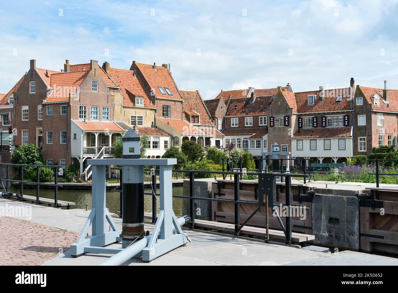 Netherlands, Enkhuizen, old town, historical houses Stock Photo Alamy