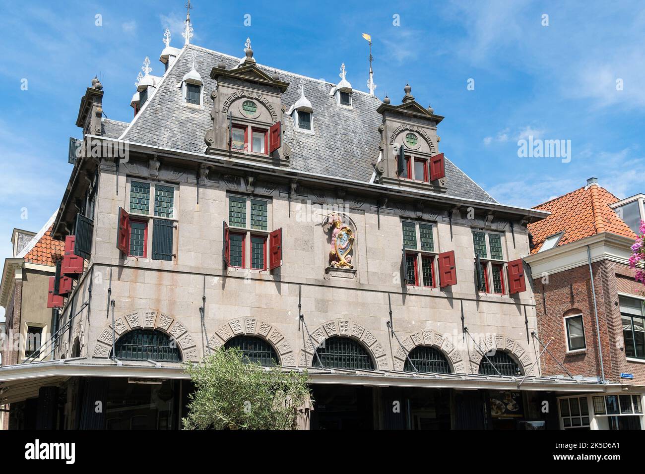 Netherlands, Hoorn, old town, de Roode Steen, historical cheese market