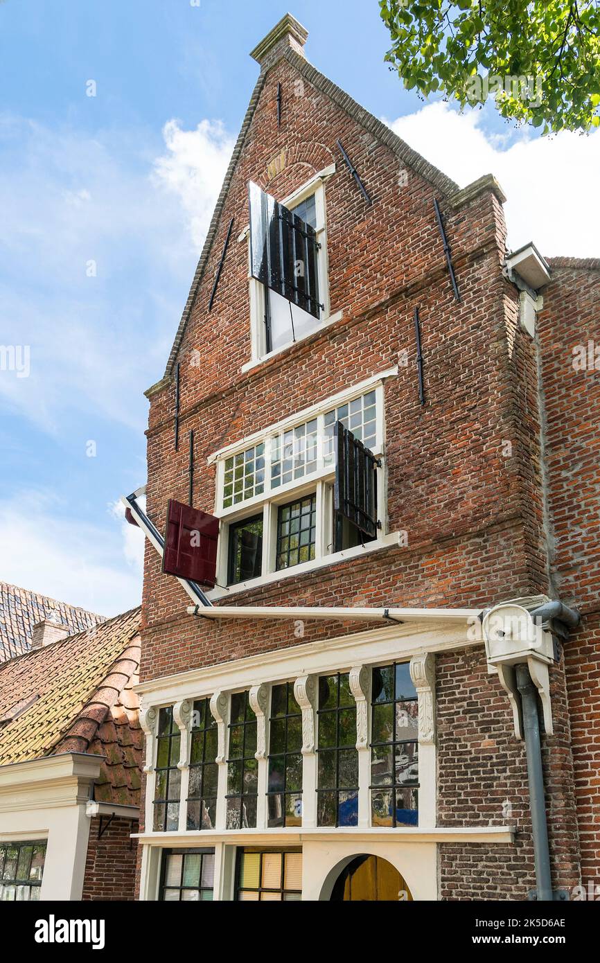 Netherlands, Hoorn, old town, Bierkade, historical houses Stock Photo