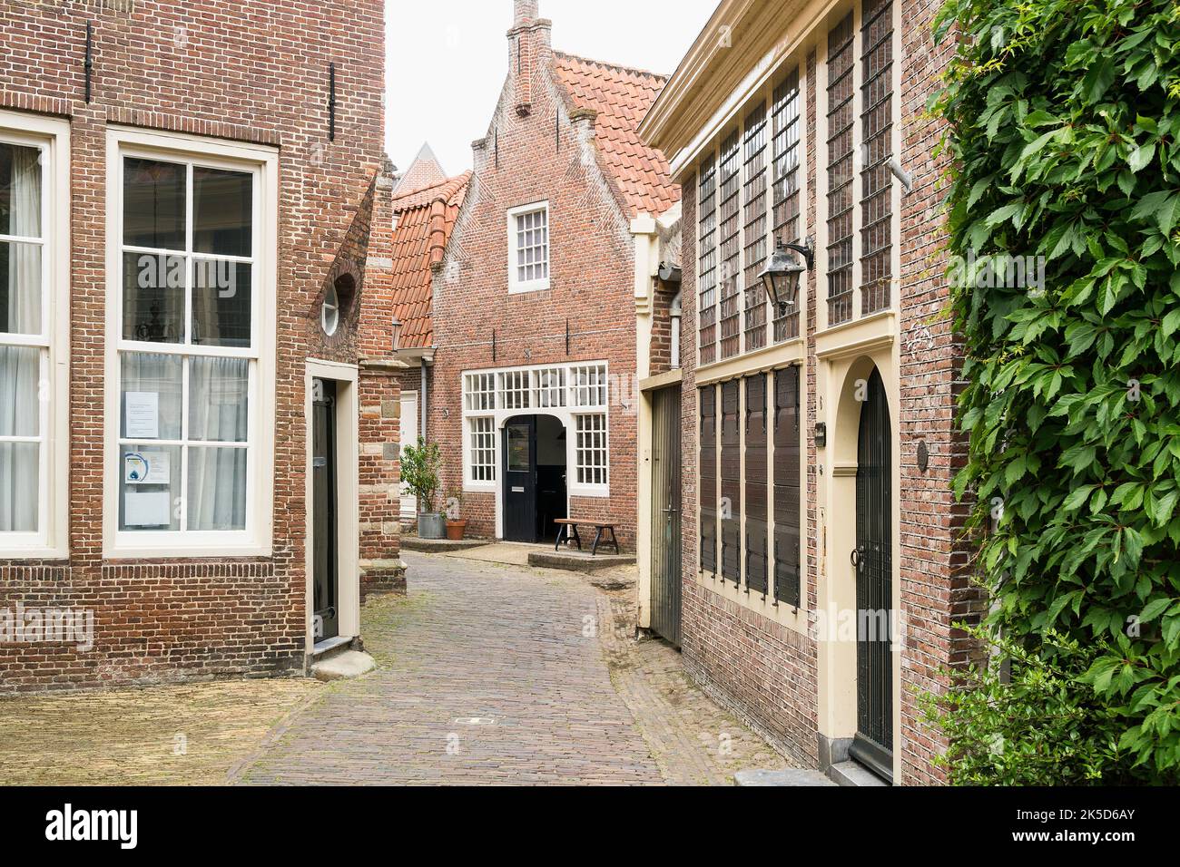 Netherlands, Enkhuizen, old town, behind the Zuiderkerk, (Sint-Pancratiuskerk) Stock Photo
