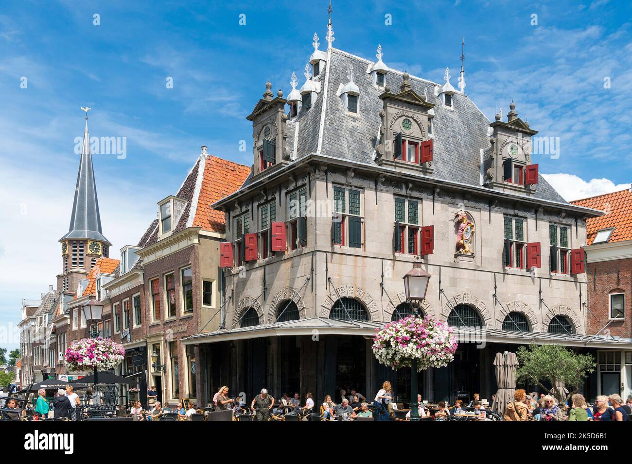 Netherlands, Hoorn, old town, de Roode Steen, historic cheese market