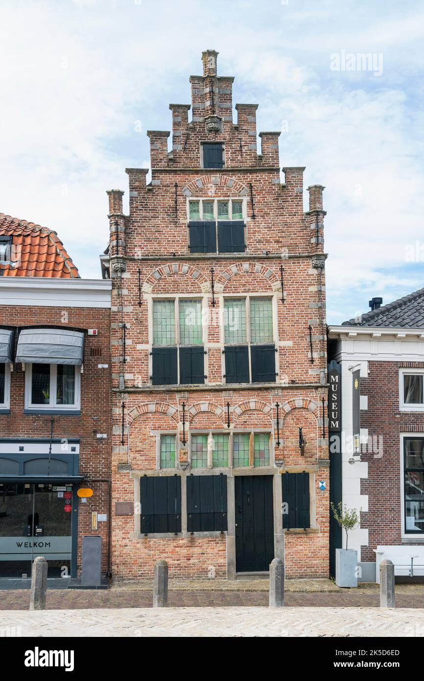 Netherlands, Edam, old town, Damplein, Edam's museum, oldest stone