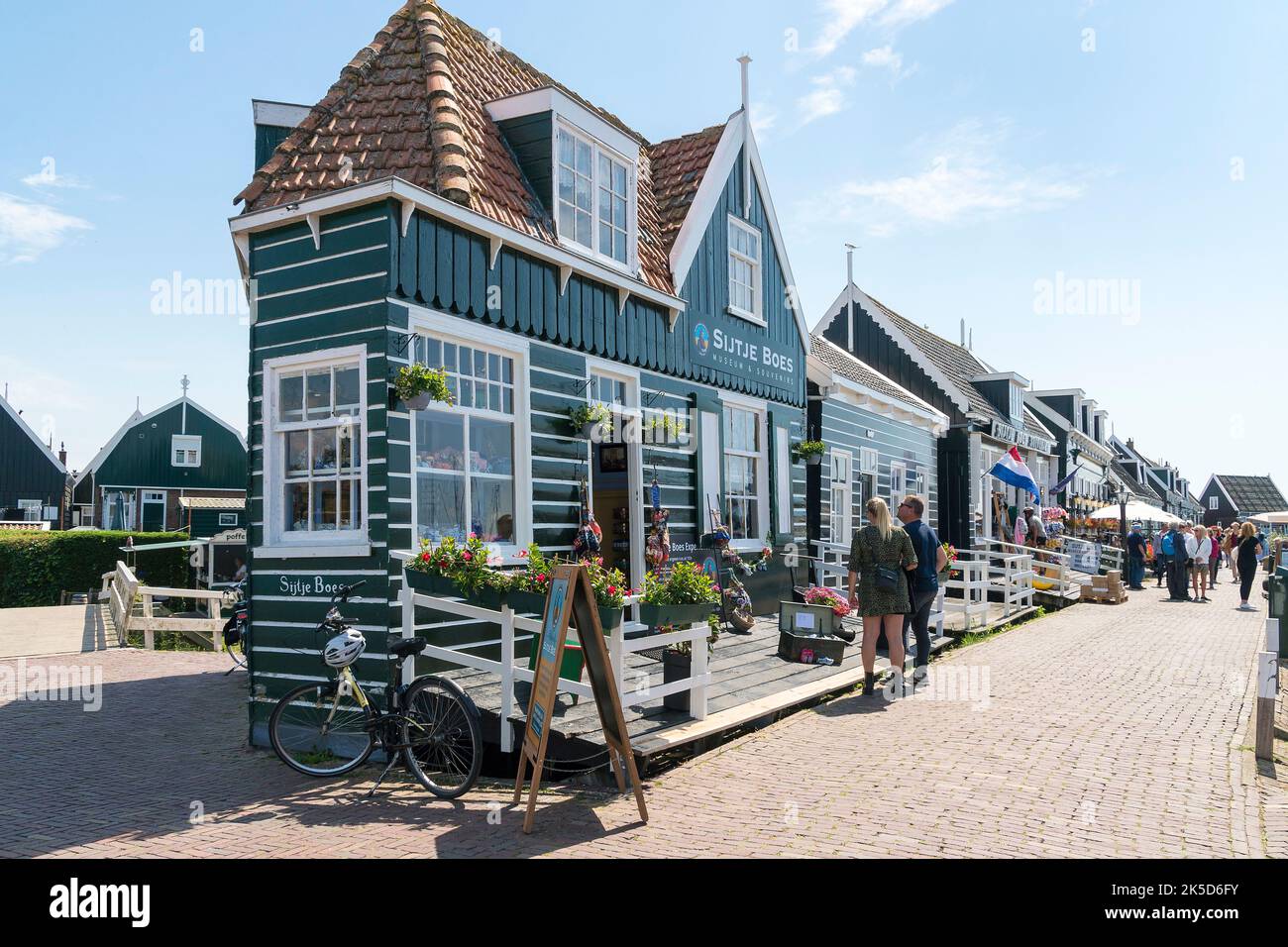 Netherlands, Marche, island in Markermeer, former fishing village, 'Sijtje Boes', souvenir Stock Photo