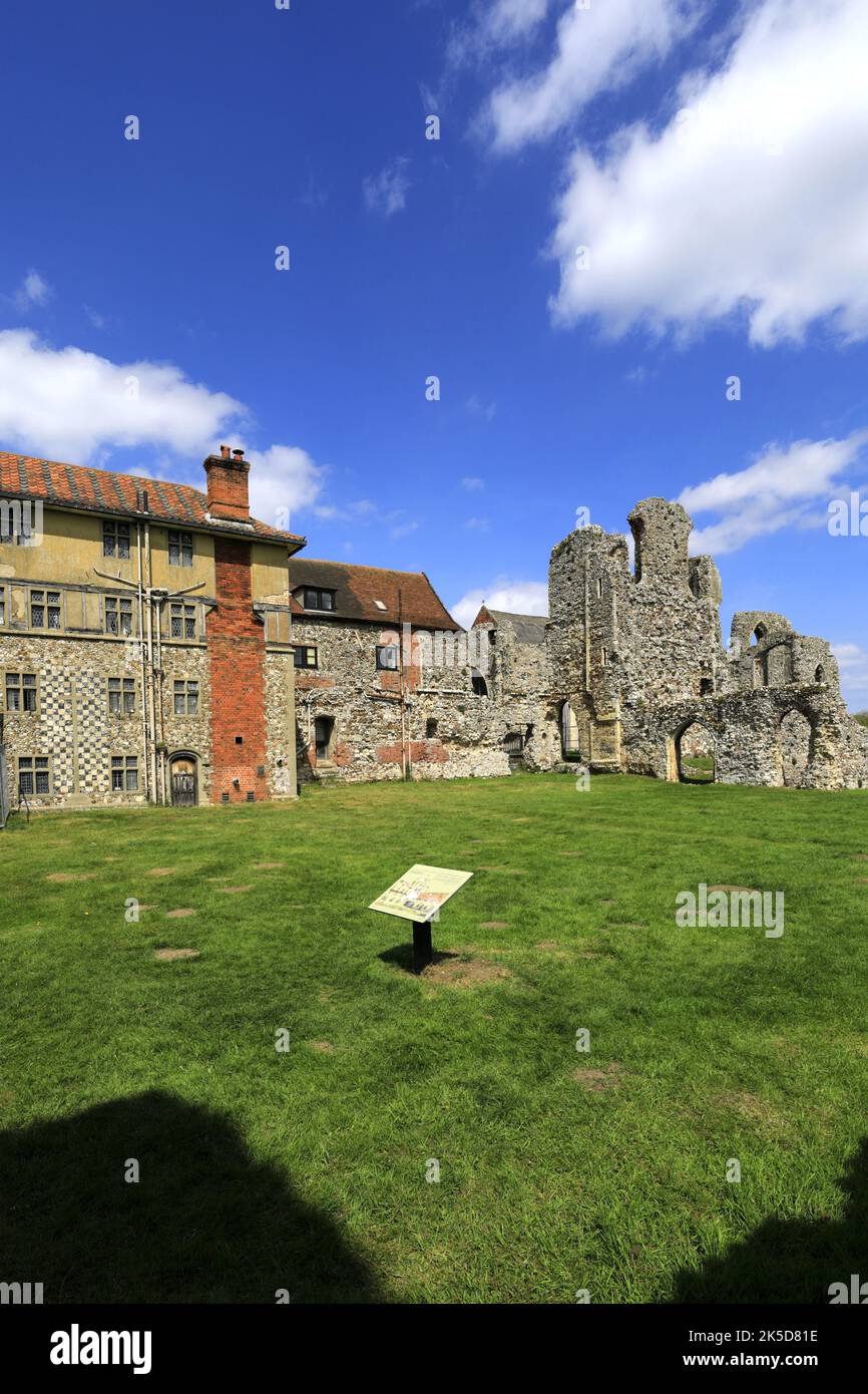 The ruins of Leiston Abbey, Leiston town, Suffolk, England Stock Photo Alamy