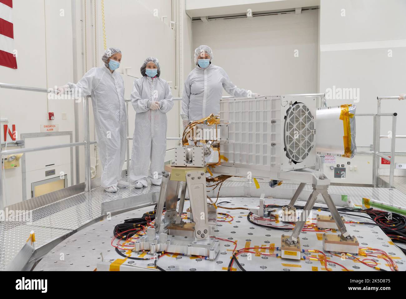 Scientists prepare the EMIT instrument at NASA's Jet Propulsion ...