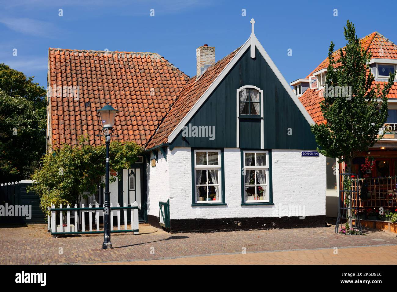 House, De Koog, Texel, North Holland, Netherlands Stock Photo