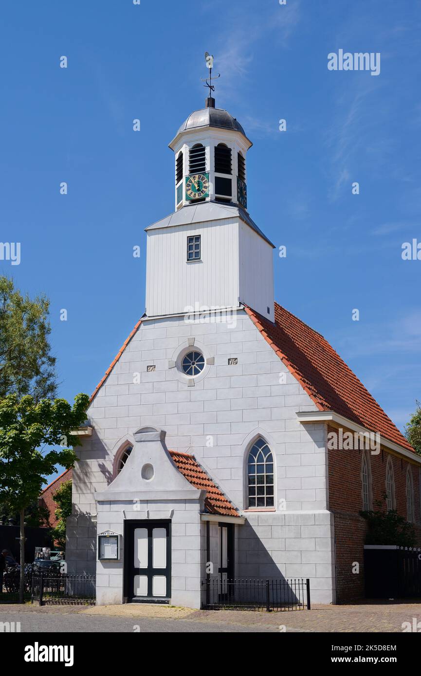 Church Hervormde Kerk, De Koog, Texel, North Holland, Netherlands Stock Photo