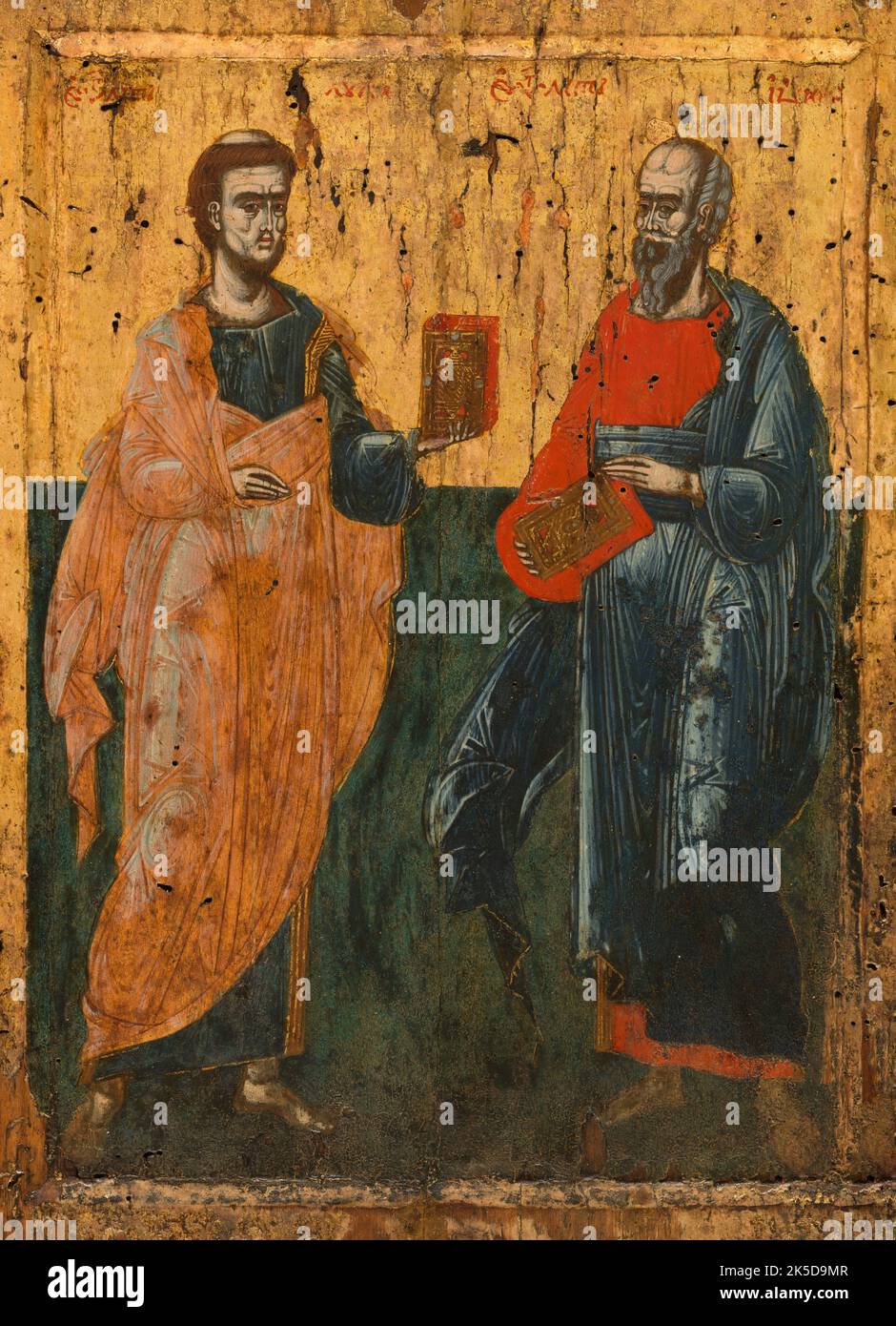 The Evangelists Saint Luke and Saint John, c.1700 Stock Photo Alamy