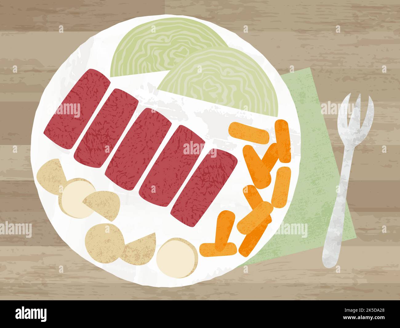 Corned Beef And Cabbage Clip Art