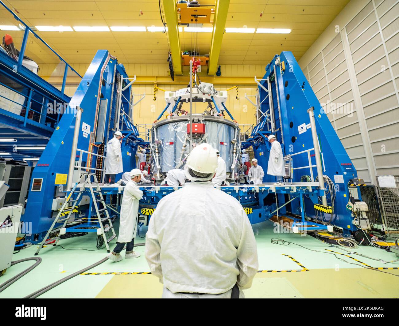 European Service Module Dimensions Technicians at Airbus in Bremen, Germany prepared the European Service ...