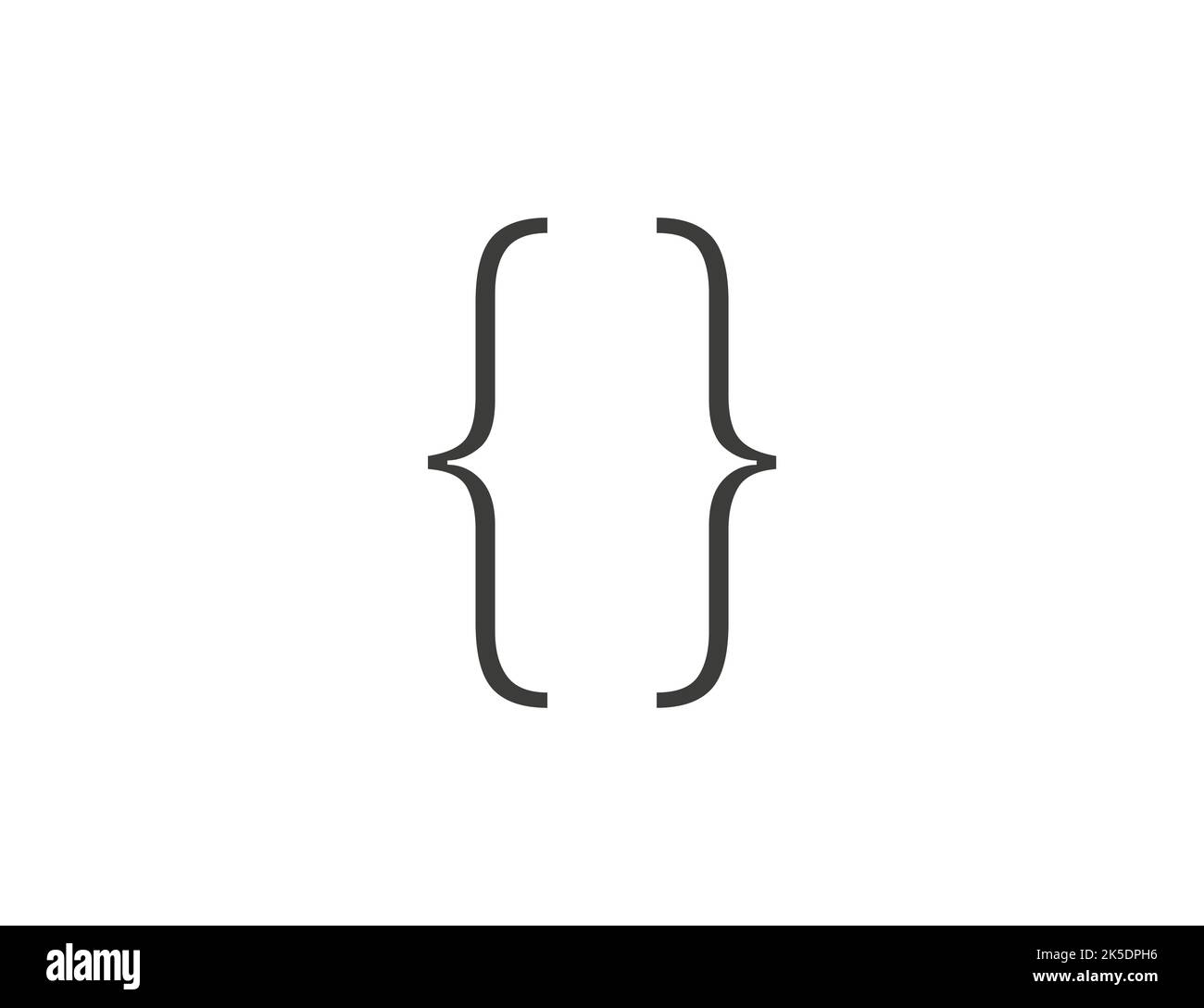 Curly Brace Bracket Code Icon Vector Illustration Stock Vector Image curly-brace-bracket-code-icon-vector-illustration-stock-vector-image