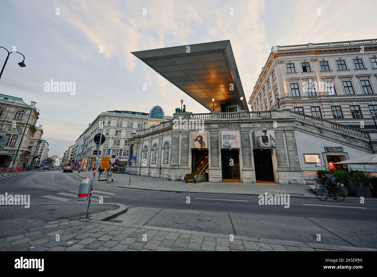 Vienna, Austria - May 17, 2022: The Albertina is a museum in the Innere Stadt of Vienna, Austria. Stock Photo