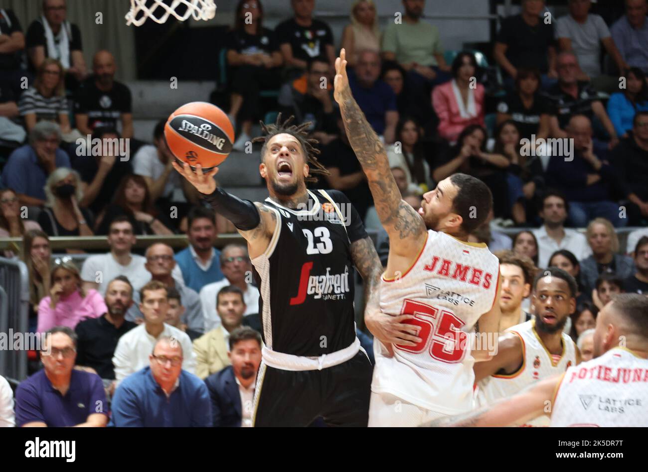 Bologna, Italy. 07th Oct, 2022. during the Euroleague basketball