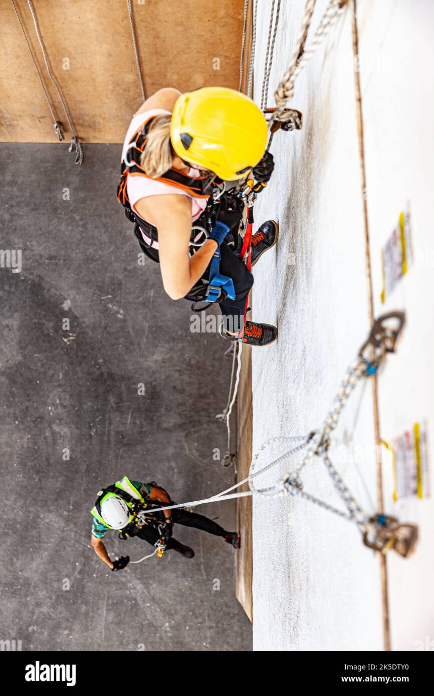 From below rescue team hi-res stock photography and images - Alamy