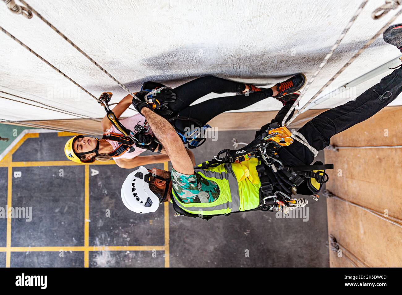 From below rescue team hi-res stock photography and images - Alamy
