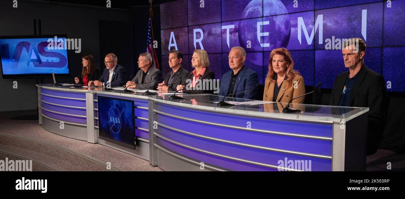 NASA holds a prelaunch media briefing on the role of industry in