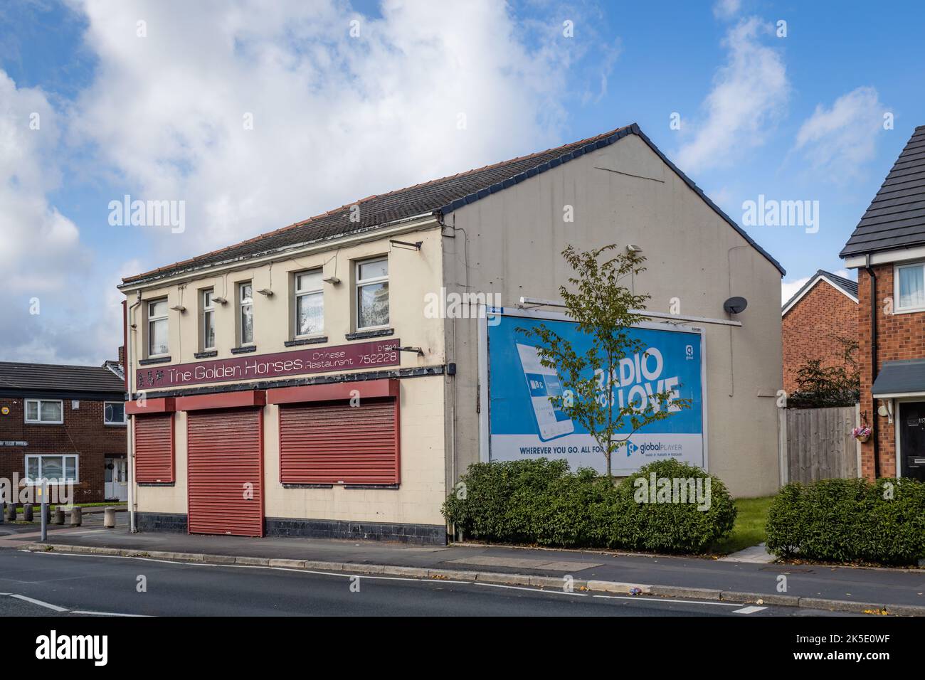 06.10.2022 St Helens, Merseyside, UK he Golden Horses is a food