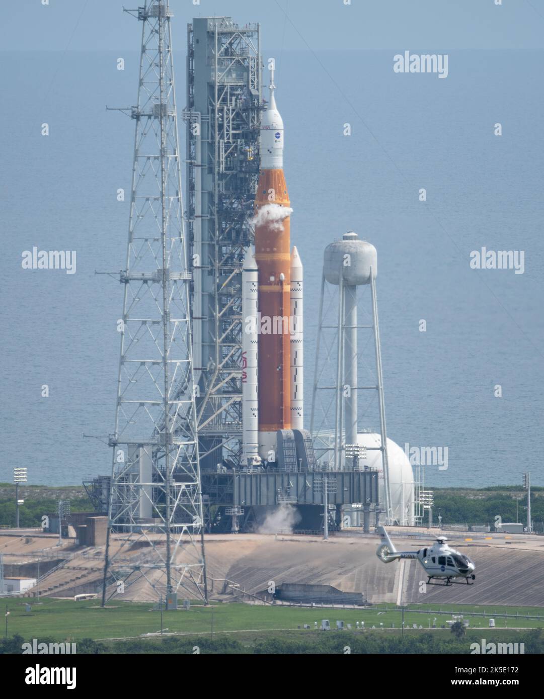 NASA’s Space Launch System (SLS) rocket with the Orion spacecraft ...