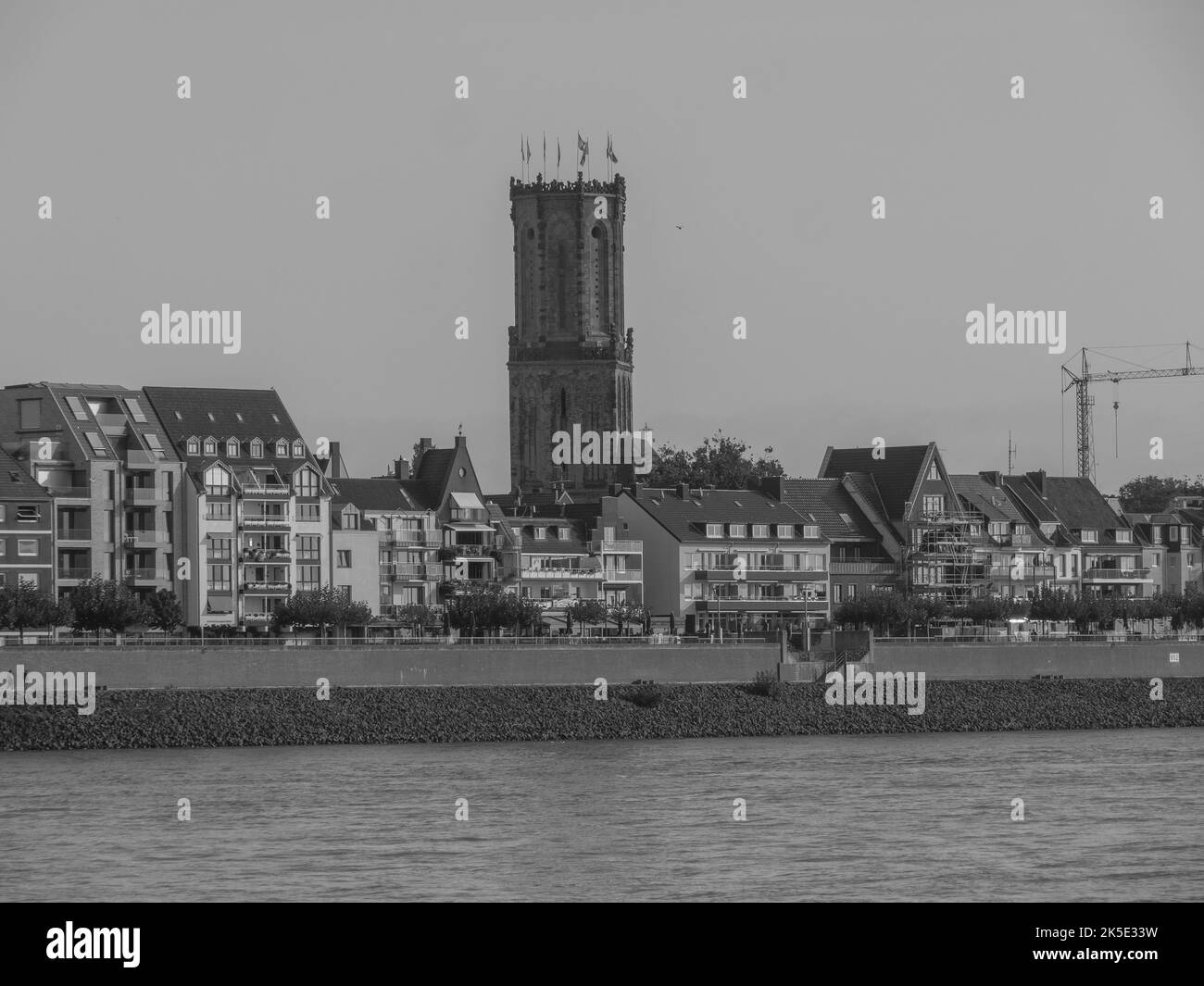 the city of Emmerich at the rhine river Stock Photo Alamy