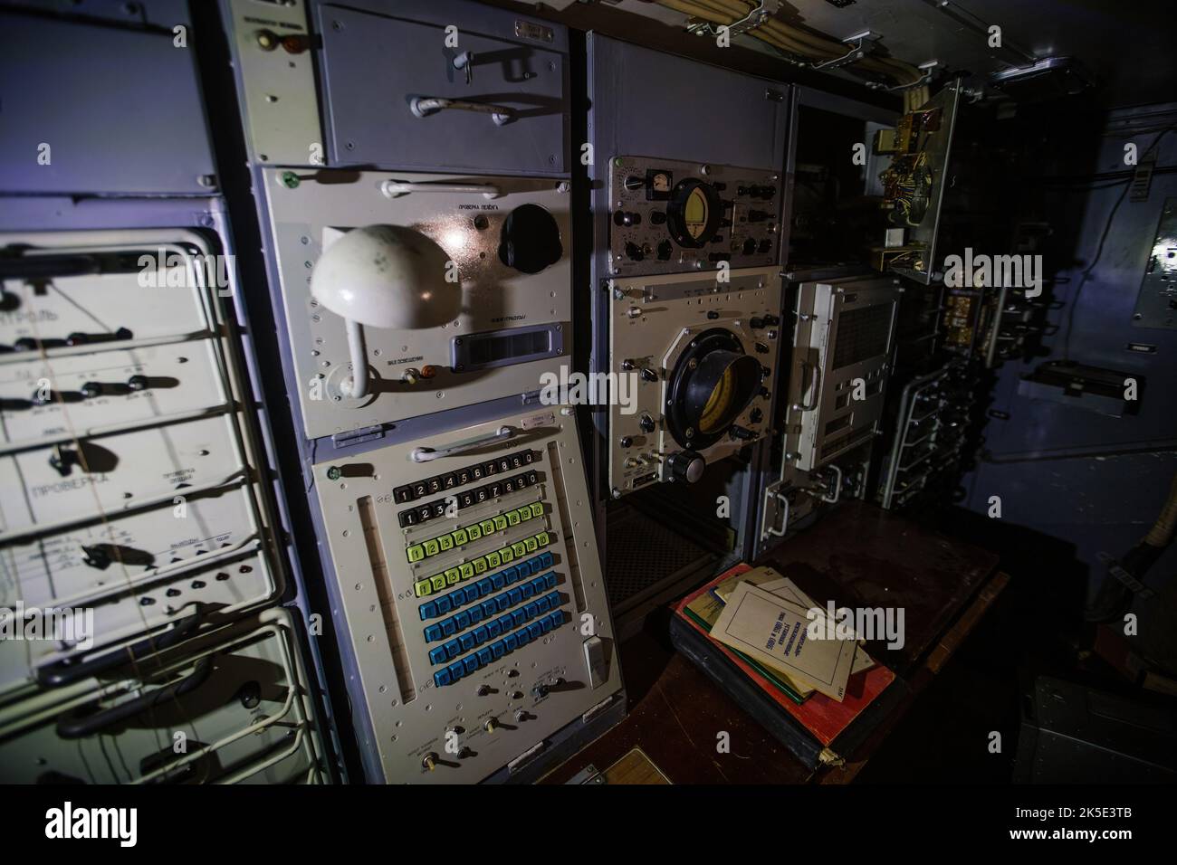 Old military radio communication equipment Stock Photo Alamy