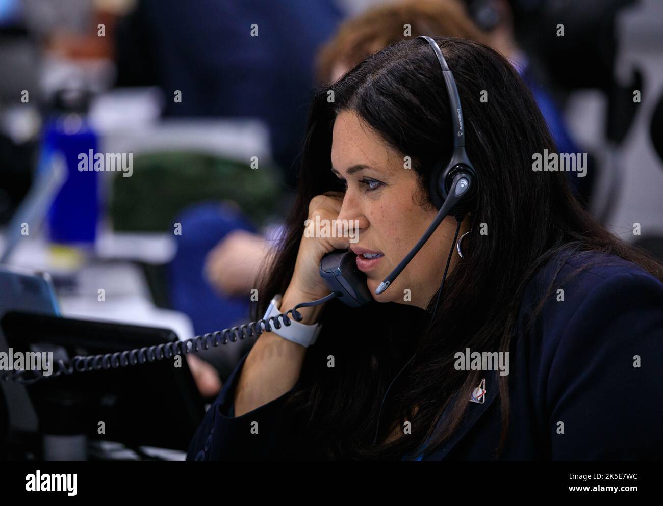 Sls Hwh Module An Artemis I team member monitored countdown events in Firing Room 1 at ...