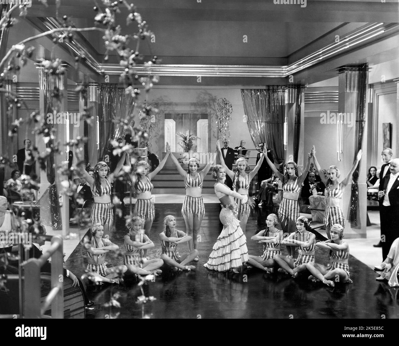 Chorus Girls and Stage Production, onset of the Film, "Dance, Girl, Dance", RKO Radio Pictures