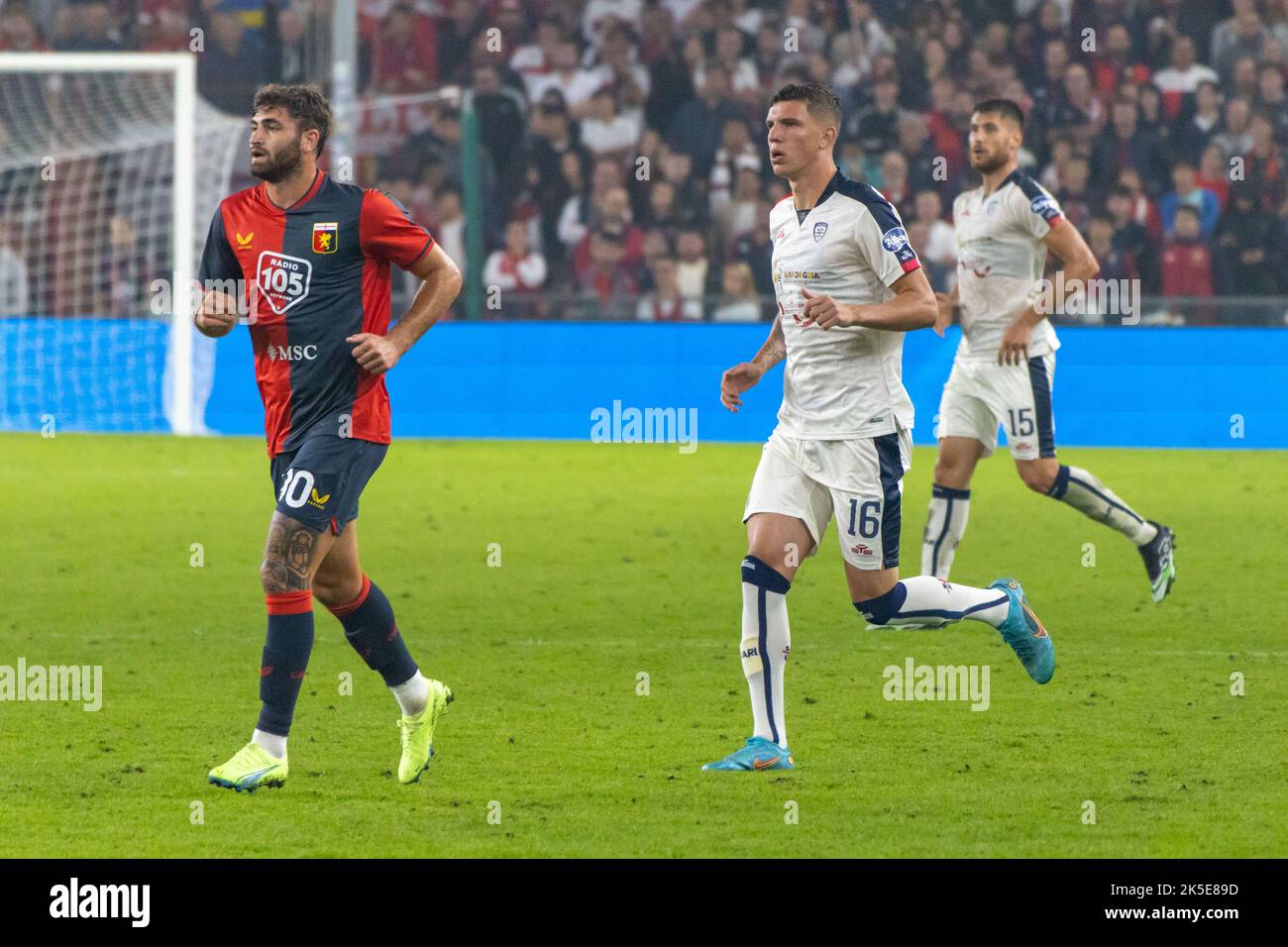 Genoa CFC Vs Cagliari Calcio Editorial Photo - Image of marin