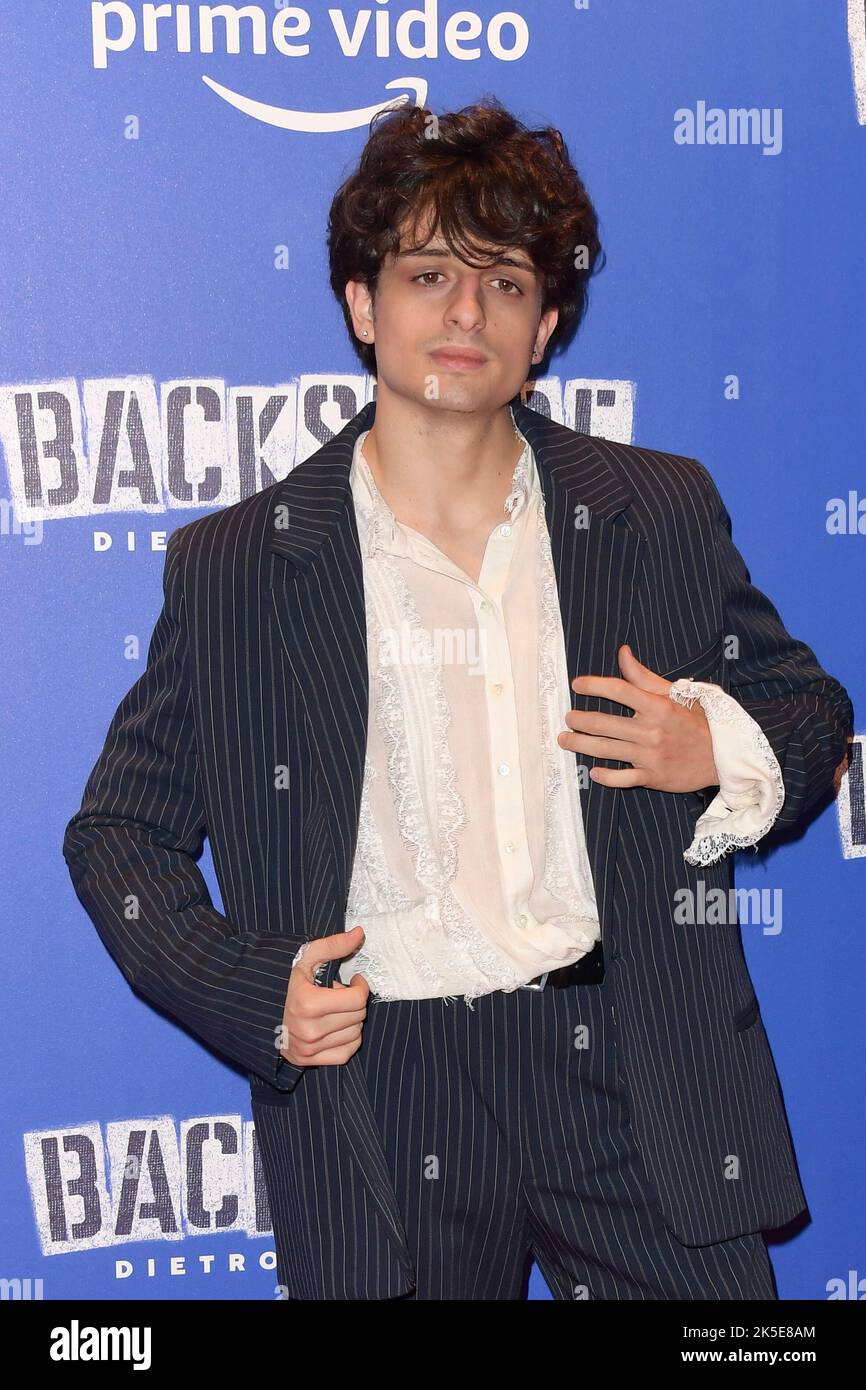 Rome, Italy. 07th Oct, 2022. Riccardo Suarez attends the red carpet of the movie 'Backstage-Dietro le quinte' at Cinema Adriano. (Photo by Mario Cartelli/SOPA Images/Sipa USA) Credit: Sipa USA/Alamy Live News Stock Photo