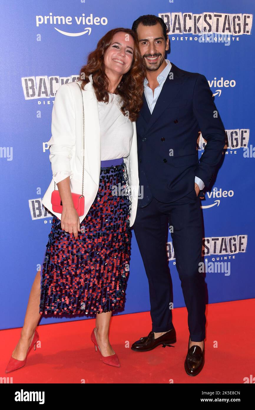 Andrea Evangelista Data Di Nascita Chiara Giordano (l) and Andrea Evangelista (r) attend the red carpet of