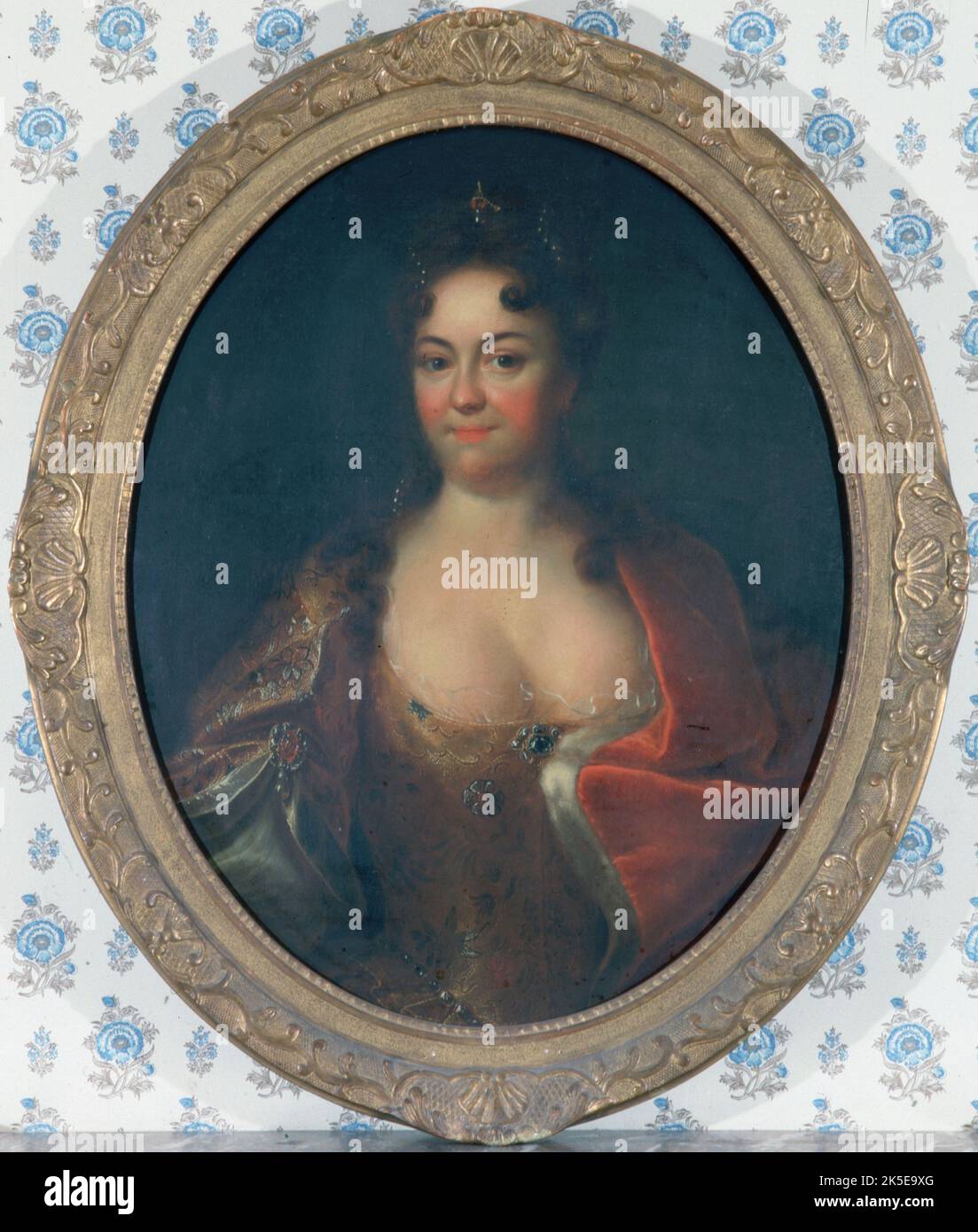 Portrait of Aurora of Koenigsmark, between 1705 and 1710. Stock Photo