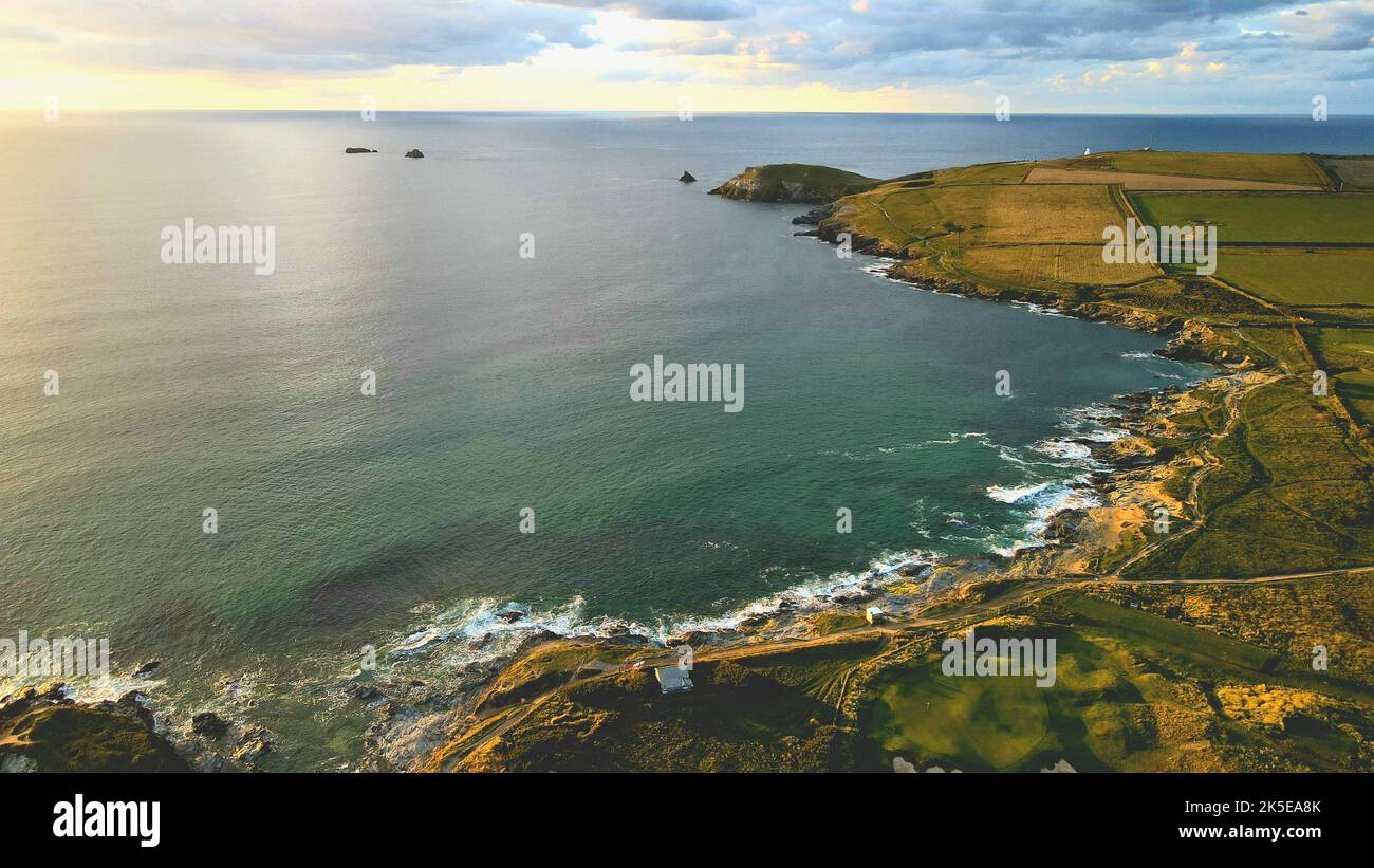 An aerial view of a beautiful beach during summer Stock Photo - Alamy