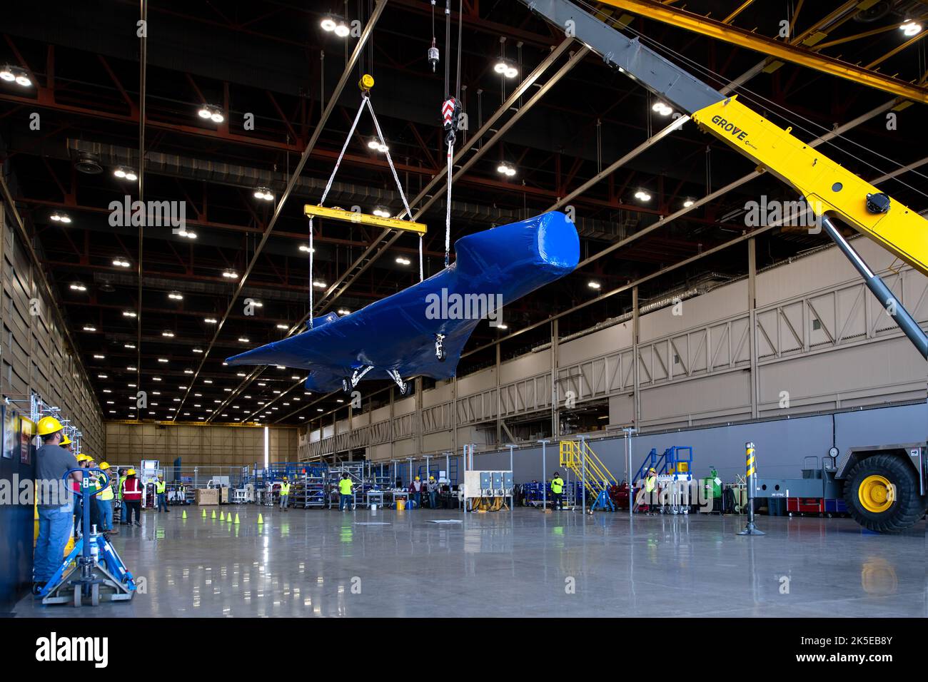 The X-59, NASA’s quiet supersonic technology experimental aircraft, is