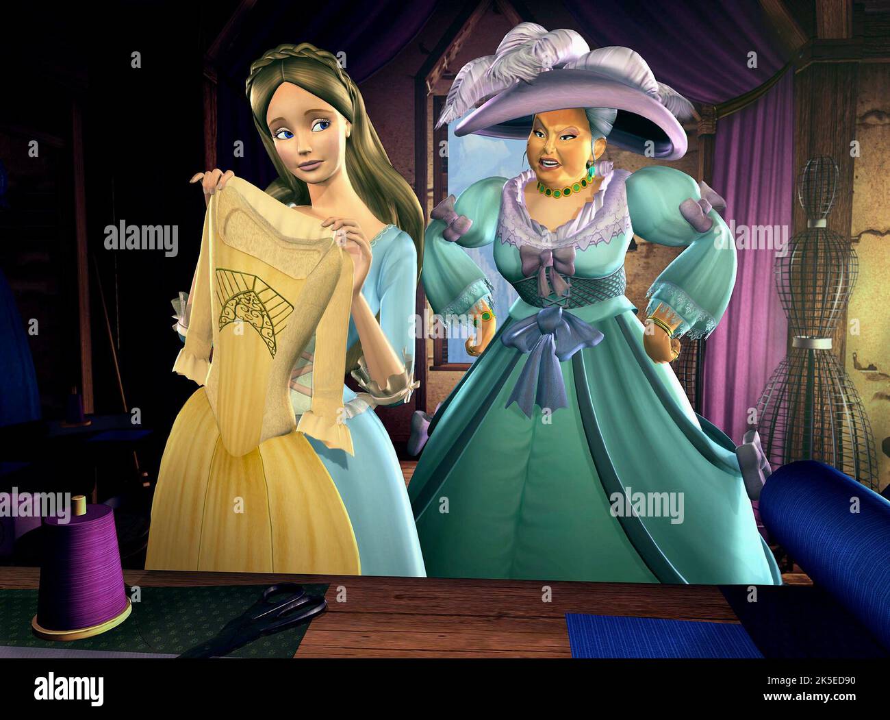 PRINCESS ANNELIES OR ERIKA, BARBIE AS THE PRINCESS AND THE PAUPER, 2004 Stock Photo