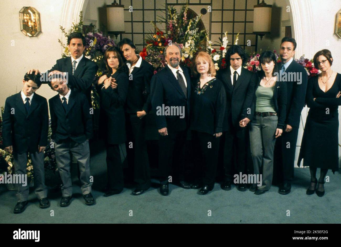 GARCIA,ROMANO,PRESTON,JANSSEN,TORN,LAURIE,BRADFORD,DESCHANEL,AZARIA,WINGER, EULOGY, 2004 Stock Photo