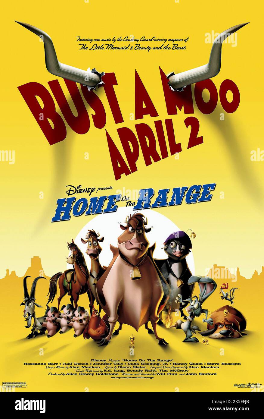 FILM POSTER, HOME ON THE RANGE, 2004 Stock Photo Alamy