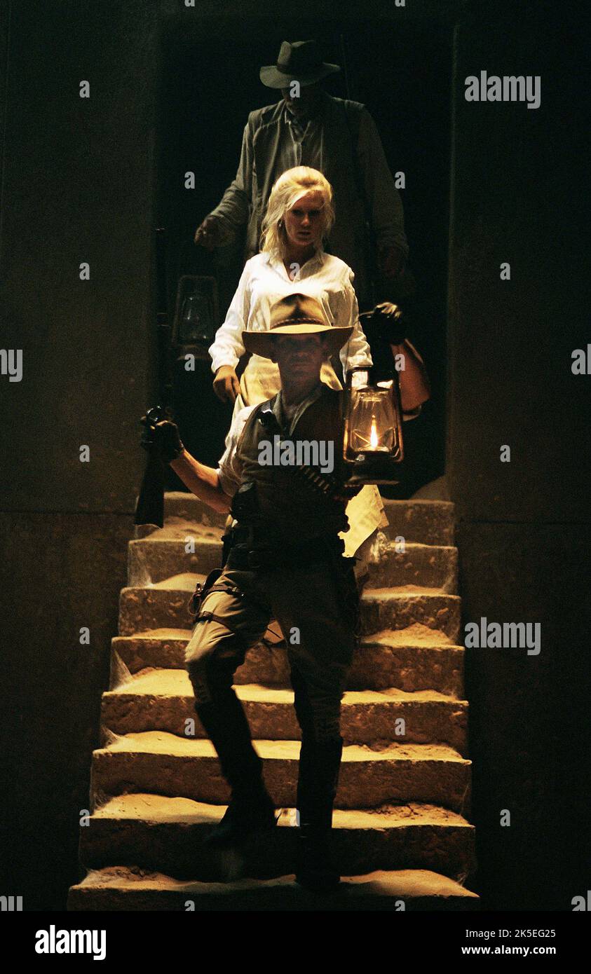 PATRICK SWAYZE, ALISON DOODY, KING SOLOMON'S MINES, 2004 Stock Photo
