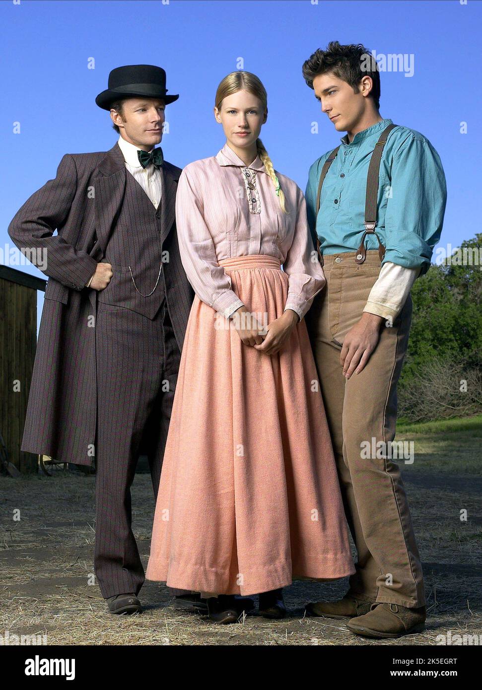 MACKENZIE ASTIN, JANUARY JONES, LOGAN BARTHOLOMEW, LOVE'S ENDURING PROMISE, 2004 Stock Photo