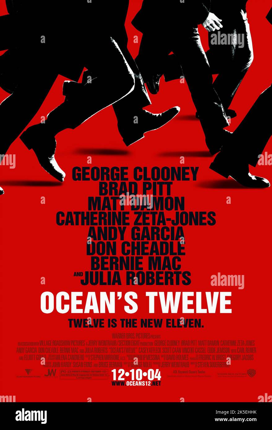 FILM POSTER, OCEAN'S TWELVE, 2004 Stock Photo Alamy