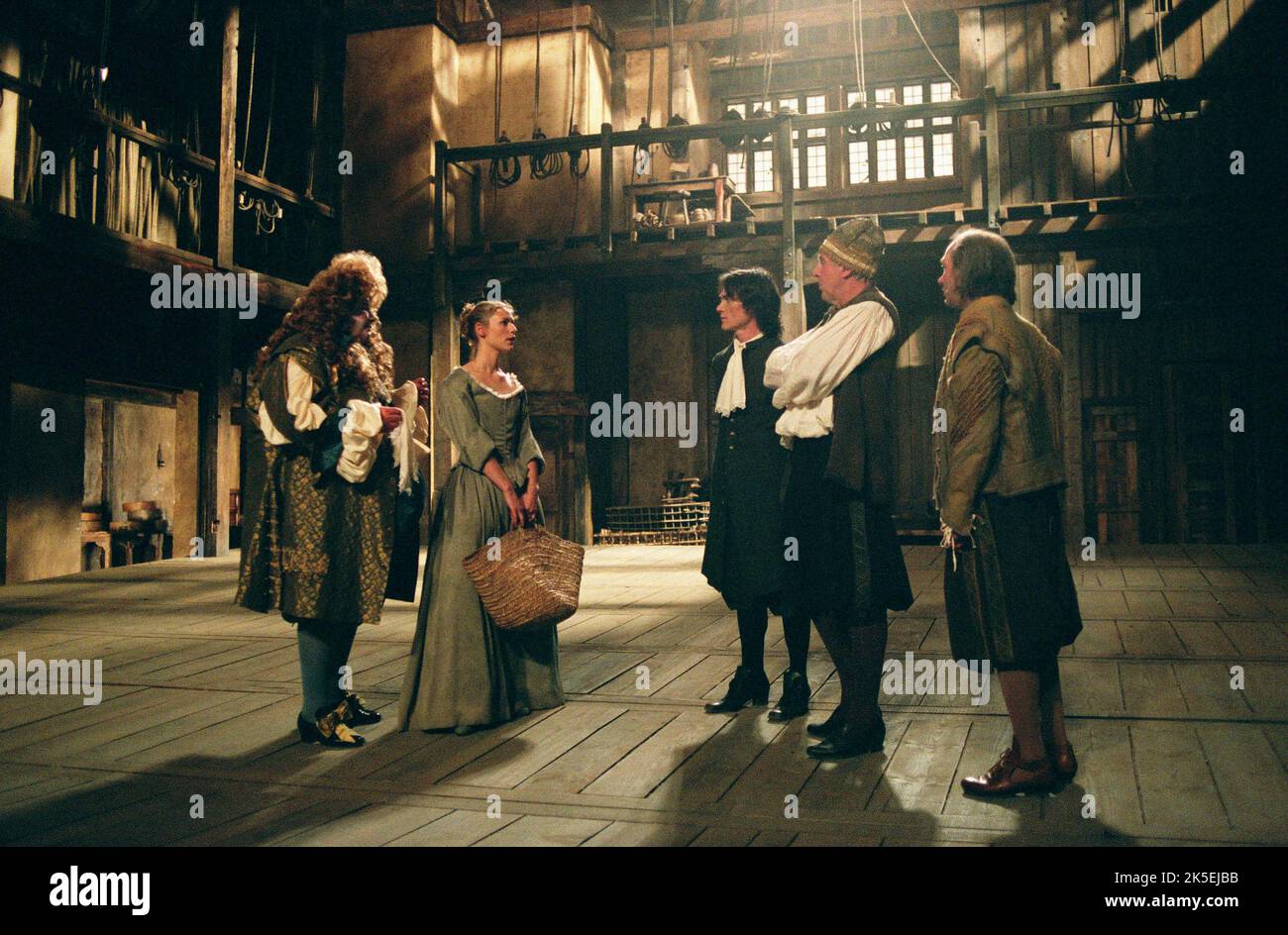 RICHARD GRIFFITHS, CLAIRE DANES, BILLY CRUDUP, TOM WILKINSON, STAGE BEAUTY, 2004 Stock Photo